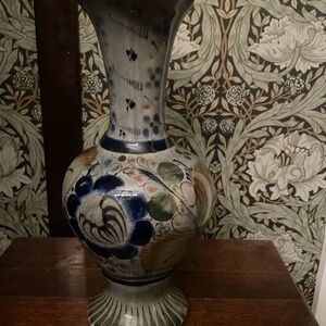 Handcrafted Floral Ceramic Vase